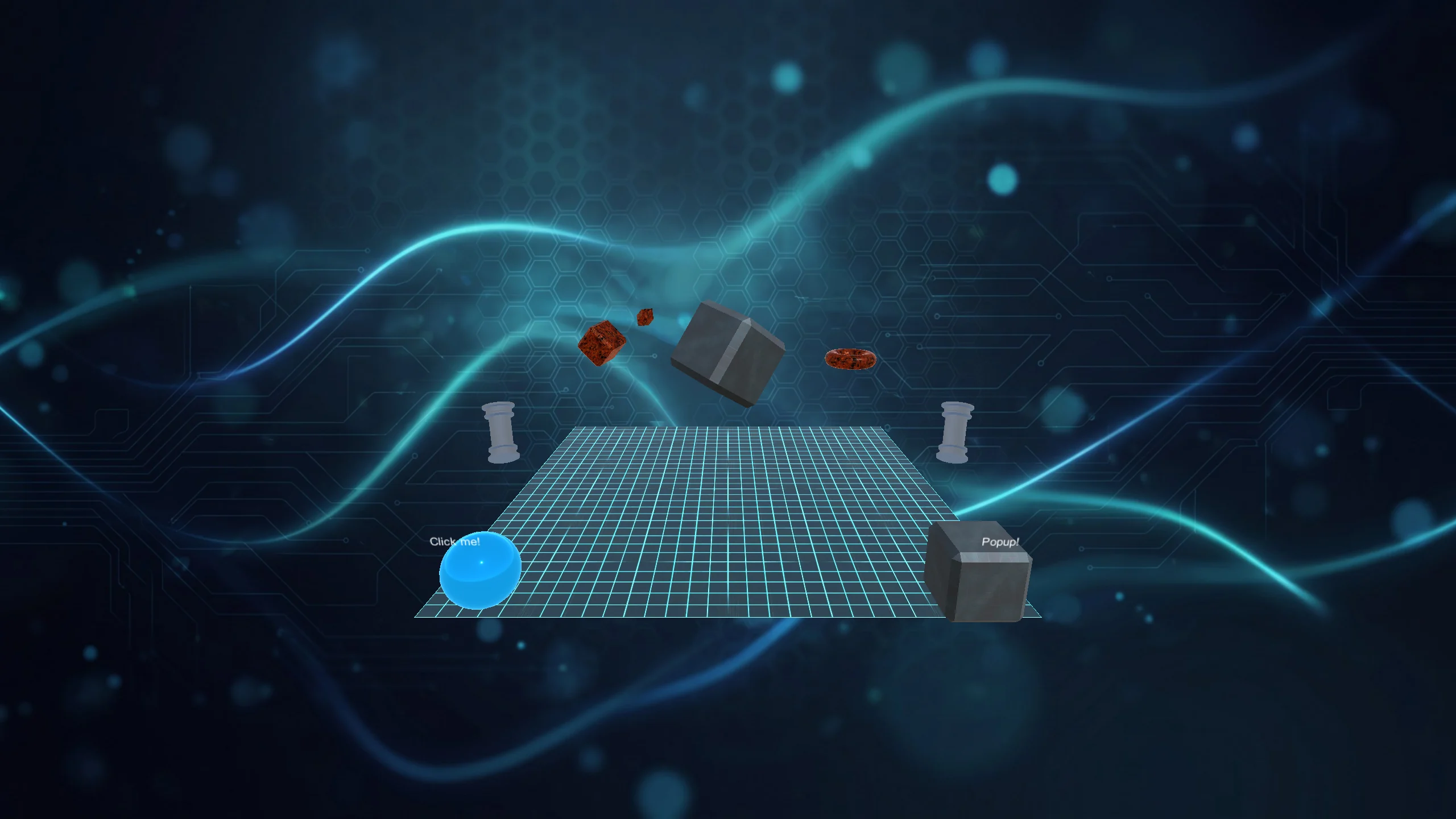 GUI Manager 3D demo