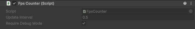 FpsCounter component