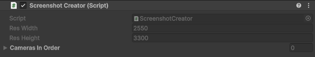 ScreenshotCreator component